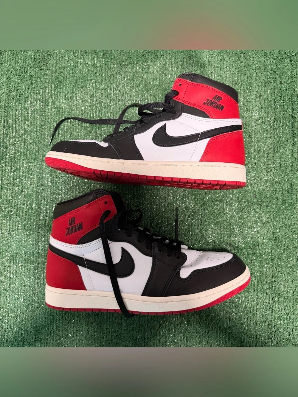 Jordan 1 Black Toe Reimagined Size 10